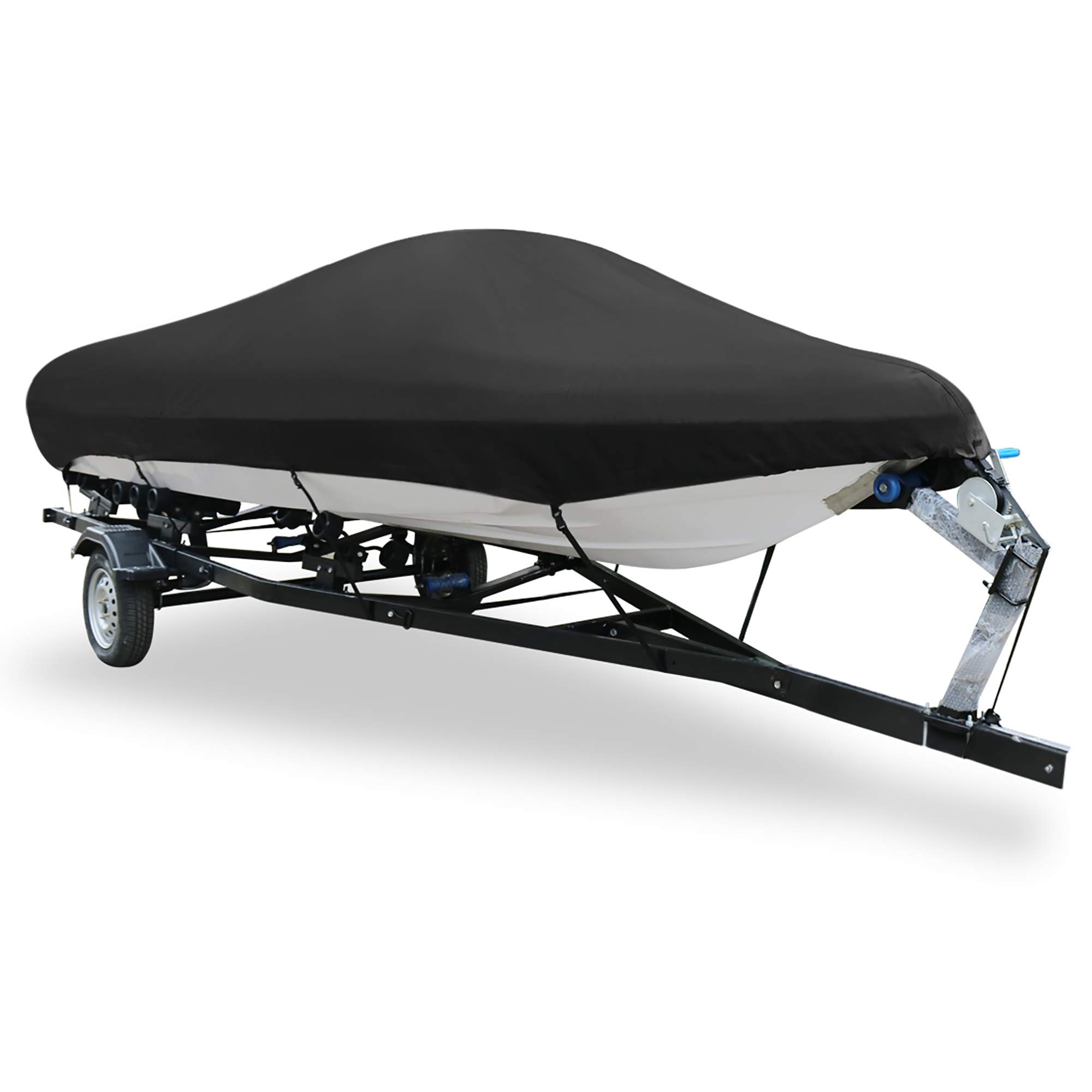 uxcell Boat Cover Trackable V Hull 600D Fabric Waterproof Scratch Resistant Black for Beam V Hull Boat 14-16ft, 90 чорний
uxcell Boat Cover Trackable V Hull 600D Fabric Waterproof Scratch Resistant Black for Beam V Hull Boat 14-16ft, 90 чорний
