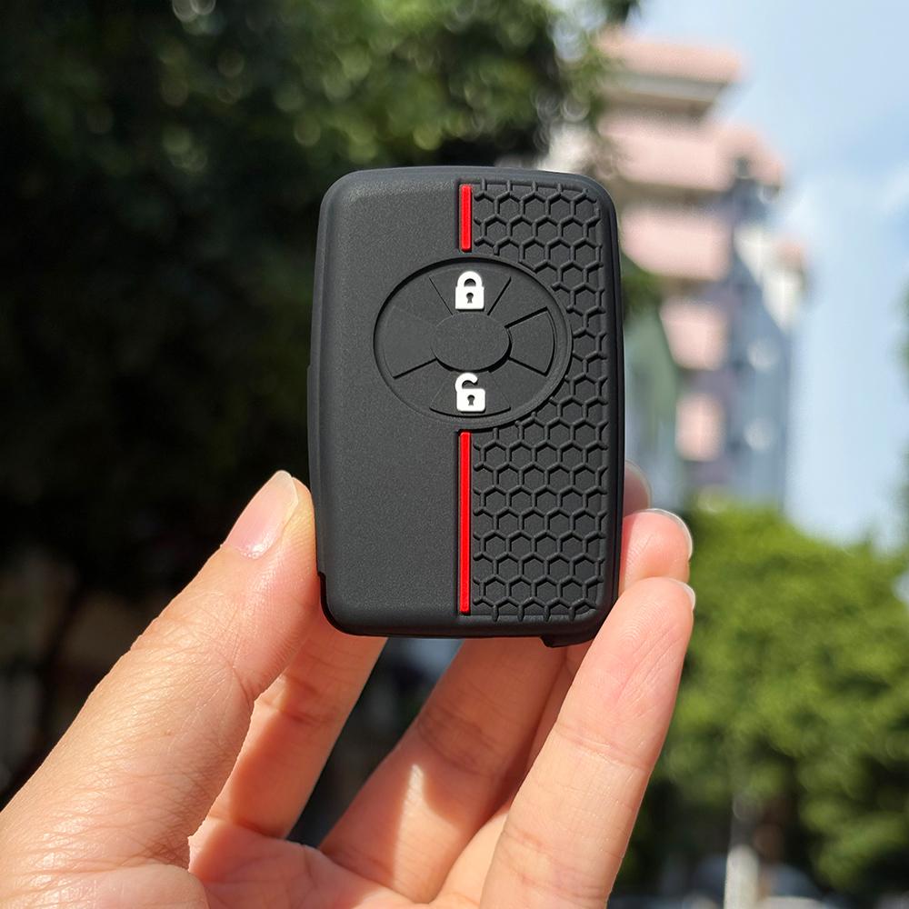 Silicone Car Remote Key Case Cover With Keychain Holder For Toyota Vanguard Rav4 2008 Estima 2006 2 Buttons Key Shell
Silicone Car Remote Key Case Cover With Keychain Holder For Toyota Vanguard Rav4 2008 Estima 2006 2 Buttons Key Shell