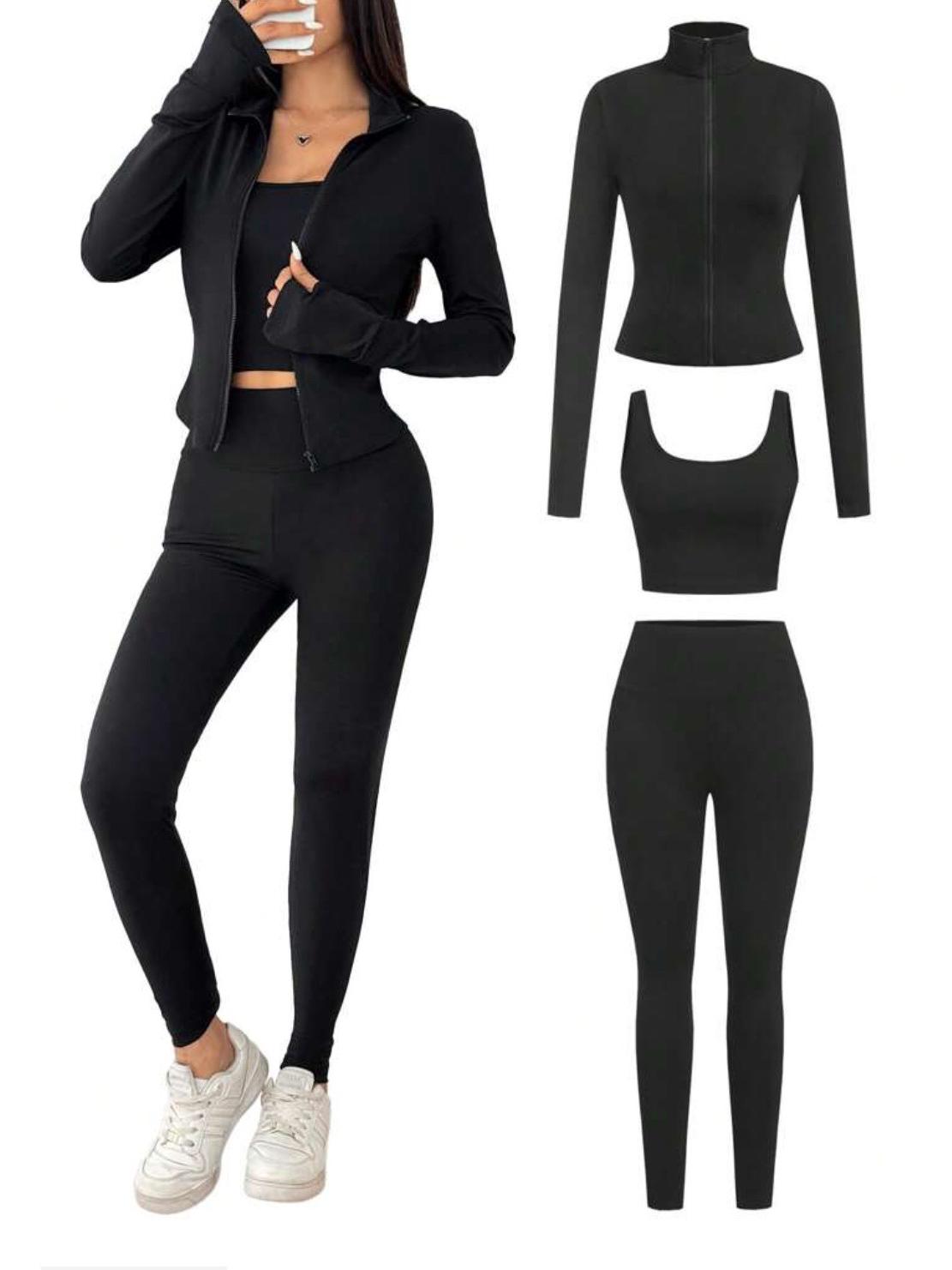 2026 Women s Casual Sporty Long-Sleeve Jacket and Pants Set XXL чёрный
2026 Women s Casual Sporty Long-Sleeve Jacket and Pants Set XXL чёрный