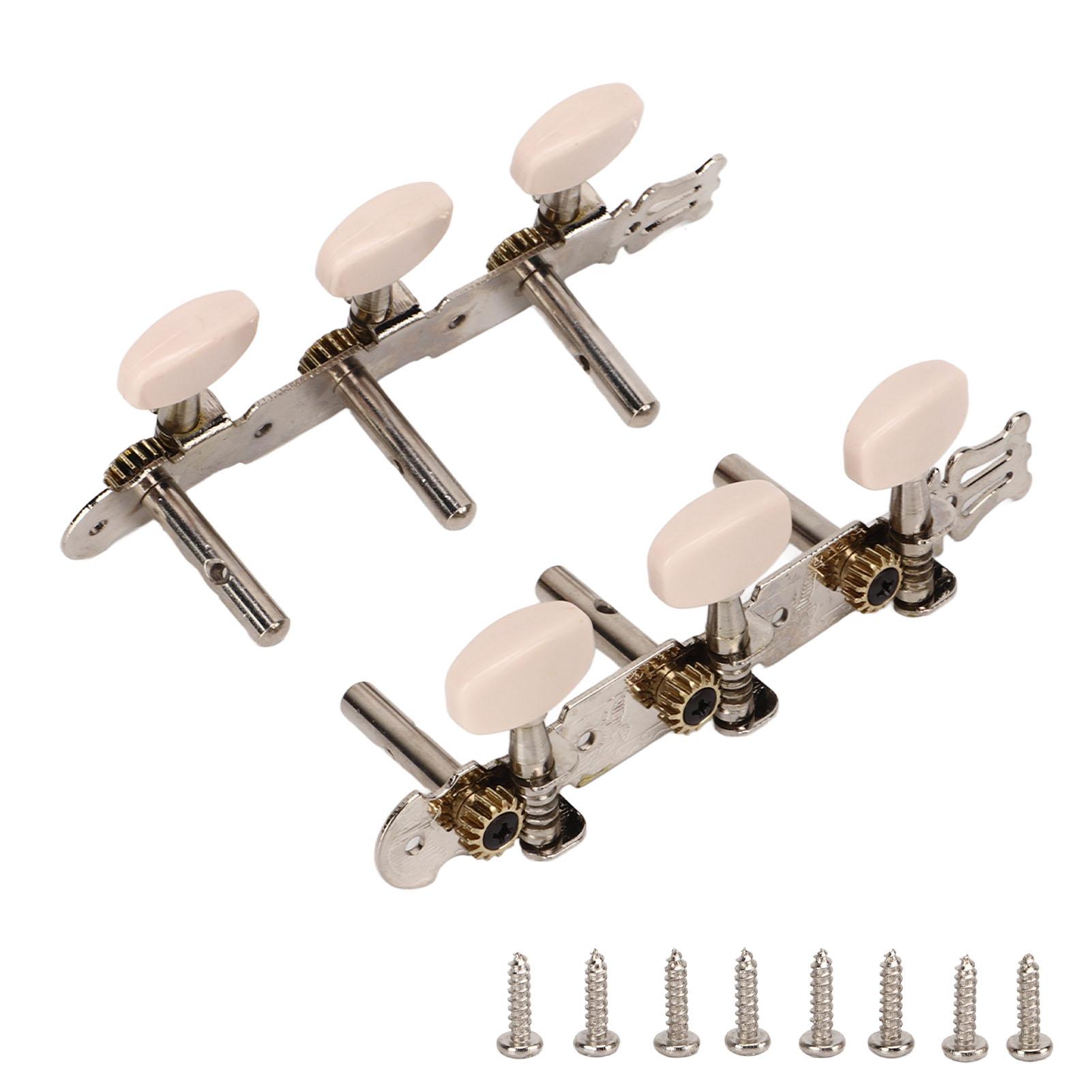 2 шт. Колки для настройки струн 3L 3R Металлические кремового цвета с кнопками Колки для настройки акустической гитары
2 шт. Колки для настройки струн 3L 3R Металлические кремового цвета с кнопками Колки для настройки акустической гитары