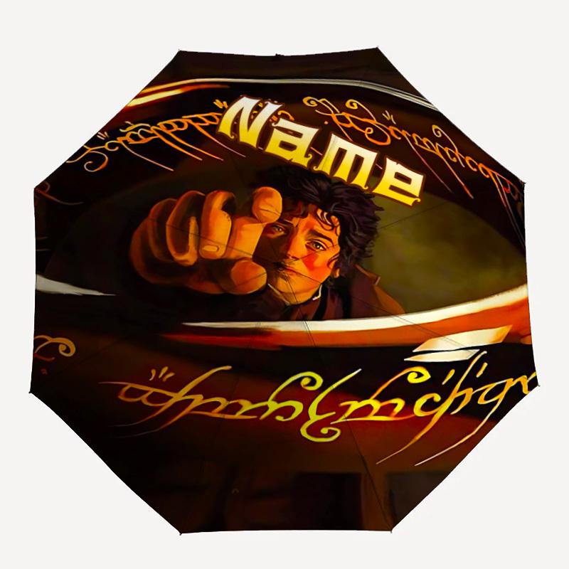 1pc Lord of the Rings Frodo Custom Name Automatic Folding Umbrella - Compact 8-Rib Design, Durable Plastic & Iron, Daily Use 026
1pc Lord of the Rings Frodo Custom Name Automatic Folding Umbrella - Compact 8-Rib Design, Durable Plastic & Iron, Daily Use 026