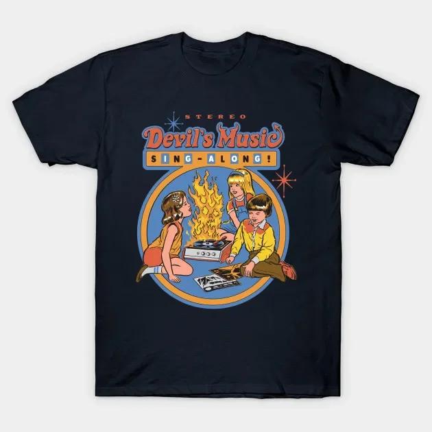 Devils Music SingAlong Funny Retro Game Graphic TShirt 100 Cotton ONeck Summer Short Sleeve Casual Mens Tshirt Size S3XL 4XL
Devils Music SingAlong Funny Retro Game Graphic TShirt 100 Cotton ONeck Summer Short Sleeve Casual Mens Tshirt Size S3XL 4XL