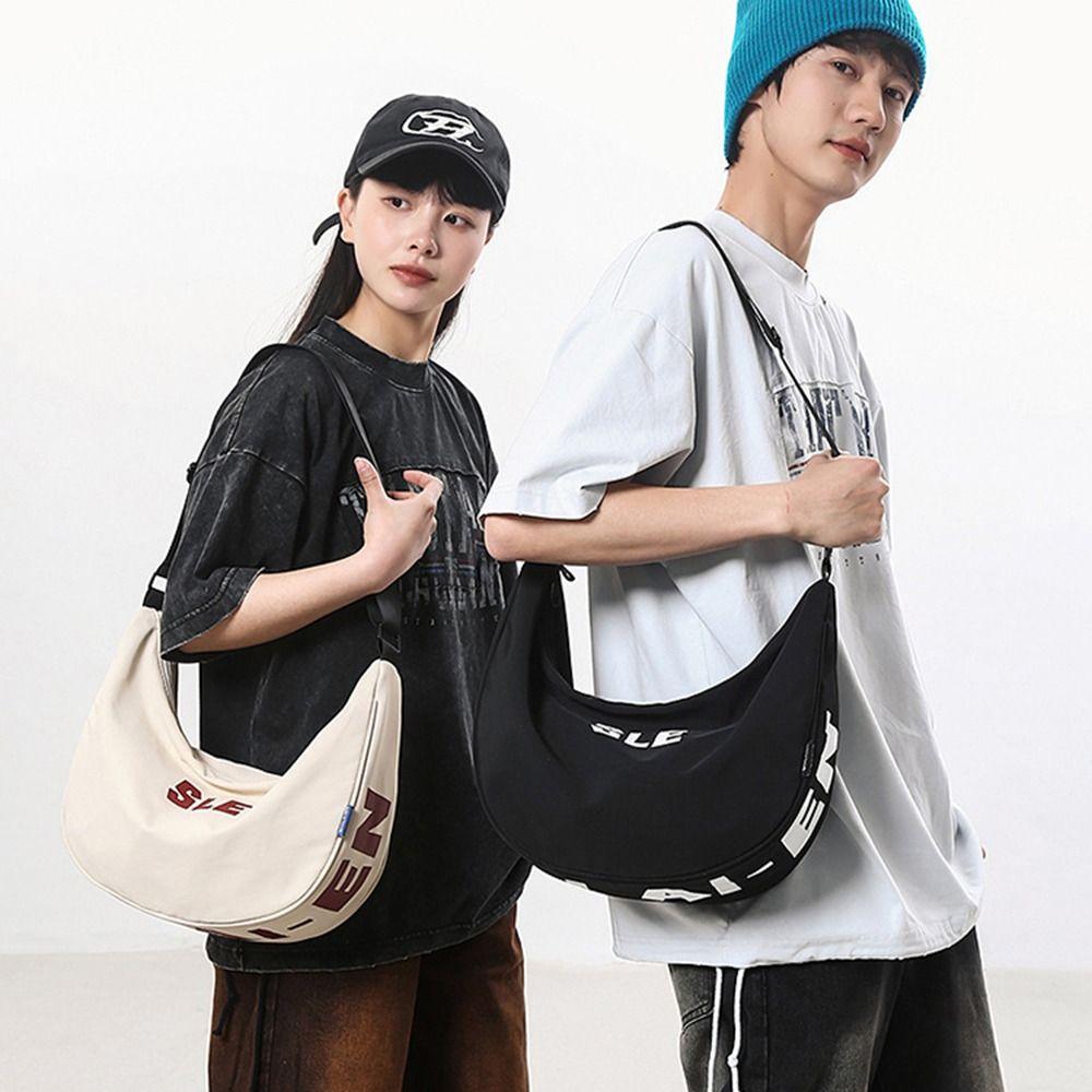 Streetwear Nylon Shoulder Bag Large Capacity Crossbody Bag Fashion Casual Chest Pack Daily S сірий
Streetwear Nylon Shoulder Bag Large Capacity Crossbody Bag Fashion Casual Chest Pack Daily S сірий