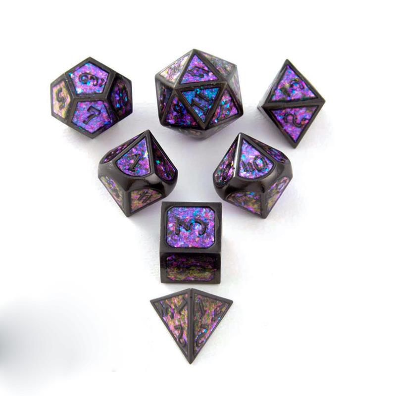 DND Многогранные металлические игральные кости с блестками и цифрами, набор из 7 предметов для настольных игр Dungeons and Dragons RPG MTG D&D Pathfinder Shadowrun и обучения математике фиолетовый
DND Многогранные металлические игральные кости с блестками и цифрами, набор из 7 предметов для настольных игр Dungeons and Dragons RPG MTG D&D Pathfinder Shadowrun и обучения математике фиолетовый