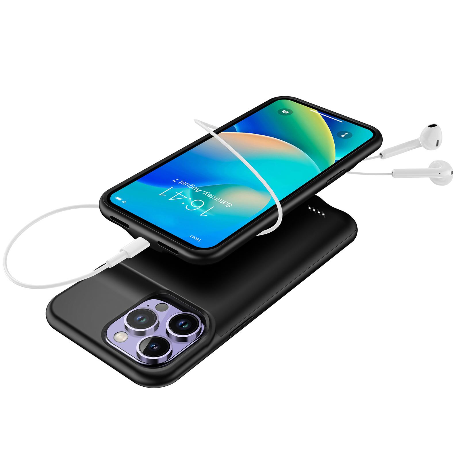 D88S 7000mAh Portable Charging Case for iPhone 14 Pro Protective Battery Case Anti-Scratch Power Bank Phone Case Support Audio Function Blue
D88S 7000mAh Portable Charging Case for iPhone 14 Pro Protective Battery Case Anti-Scratch Power Bank Phone Case Support Audio Function Blue