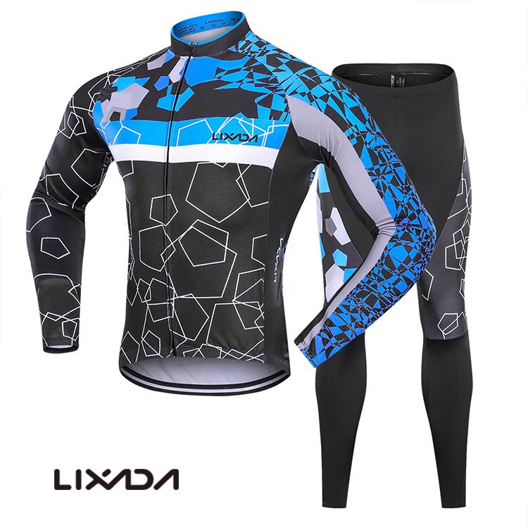 Pantaloni da ciclismo invernali da Uomo в термической куче Set Manica Lunga da 
Pantaloni da ciclismo invernali da Uomo в термической куче Set Manica Lunga da