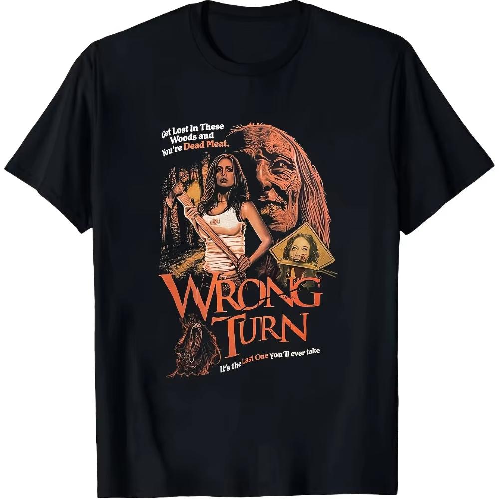 Wrong Turn Horror Movie Graphic T-Shirt Heavyweight Tee with Chainsaw Mask Design Loose Fit Short Sleeve Shirt for Men - Men ... S разноцветный
Wrong Turn Horror Movie Graphic T-Shirt Heavyweight Tee with Chainsaw Mask Design Loose Fit Short Sleeve Shirt for Men - Men ... S разноцветный