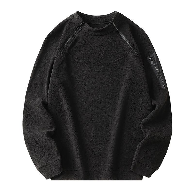 Воротник-стойка Тактическая мужская толстовка Осень и зима Теплая свободная однотонная дышащая толстовка для активного отдыха XXXL чёрный
Воротник-стойка Тактическая мужская толстовка Осень и зима Теплая свободная однотонная дышащая толстовка для активного отдыха XXXL чёрный