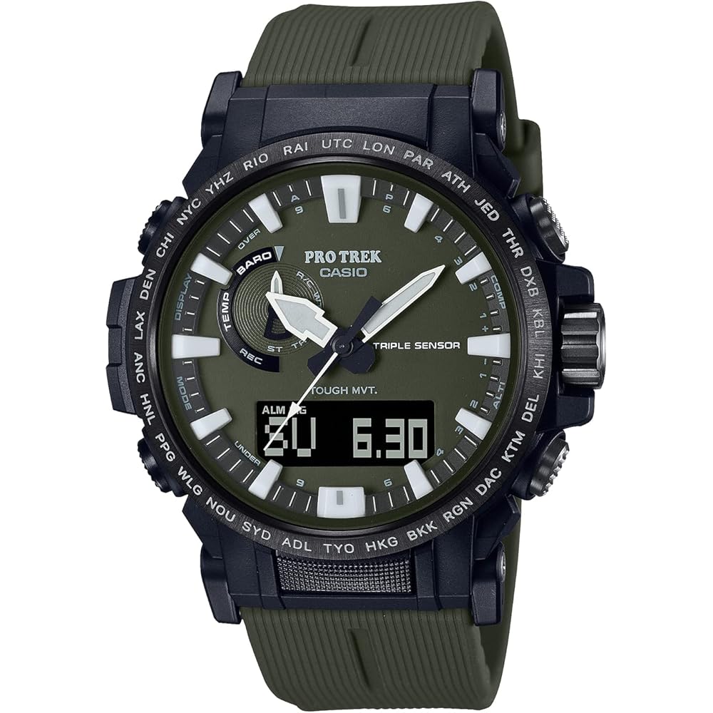 Casio Pro Trek PRW-61Y-3JF Men s Green Solar Radio Watch Biomass Plastic
Casio Pro Trek PRW-61Y-3JF Men s Green Solar Radio Watch Biomass Plastic
