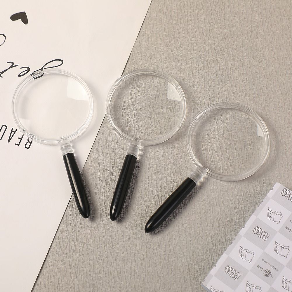 Magnifying Lens Reading Magnifier Creative Stationery Tools Baby Early Education Toys Tiny Objects 1 Pc
Magnifying Lens Reading Magnifier Creative Stationery Tools Baby Early Education Toys Tiny Objects 1 Pc