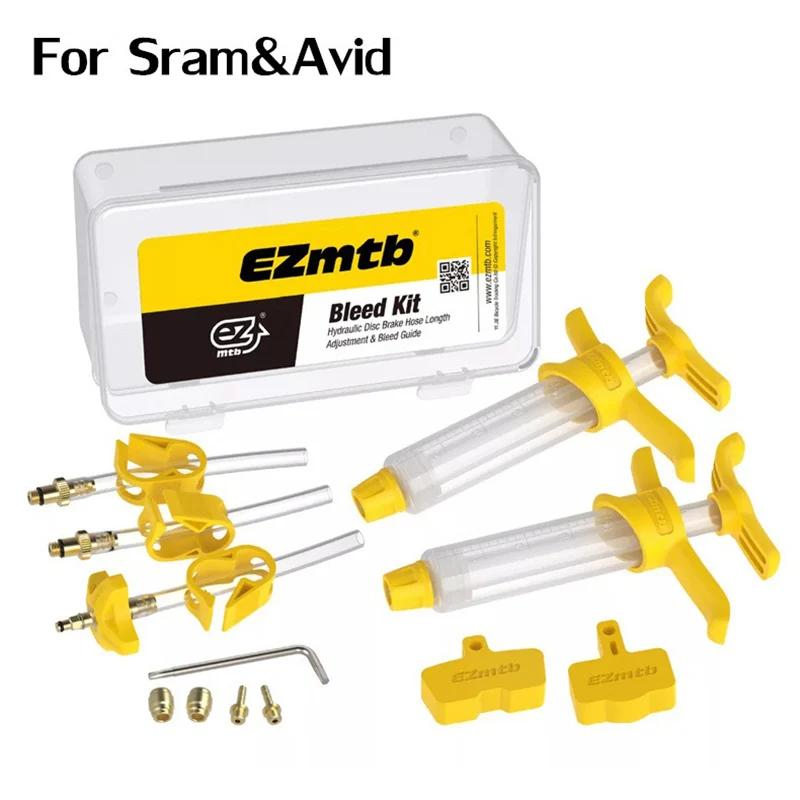 Ezmtb Bicycle Hydraulic Disc Brake Oil Bleed Kit Tools For SHIMANO, SRAM, Avid, MAGURA Series MTB Road Bike Brake Repair Tool For Sram Avid
Ezmtb Bicycle Hydraulic Disc Brake Oil Bleed Kit Tools For SHIMANO, SRAM, Avid, MAGURA Series MTB Road Bike Brake Repair Tool For Sram Avid