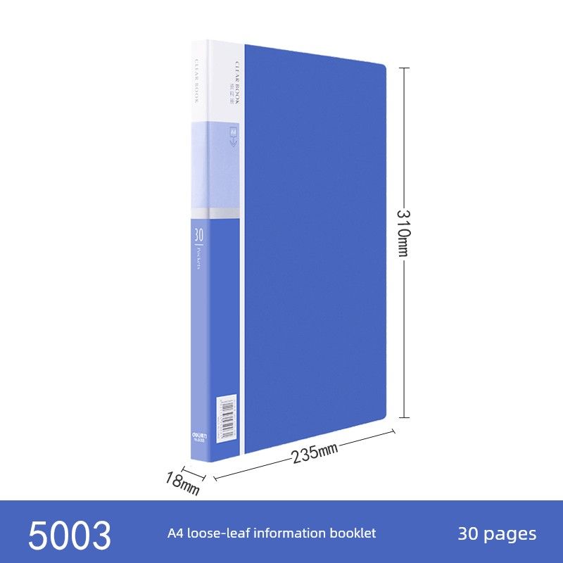 Deli Boxed Classification Office Conference 80 Pages Info Booklet 30 Pages (A4 Size)
Deli Boxed Classification Office Conference 80 Pages Info Booklet 30 Pages (A4 Size)