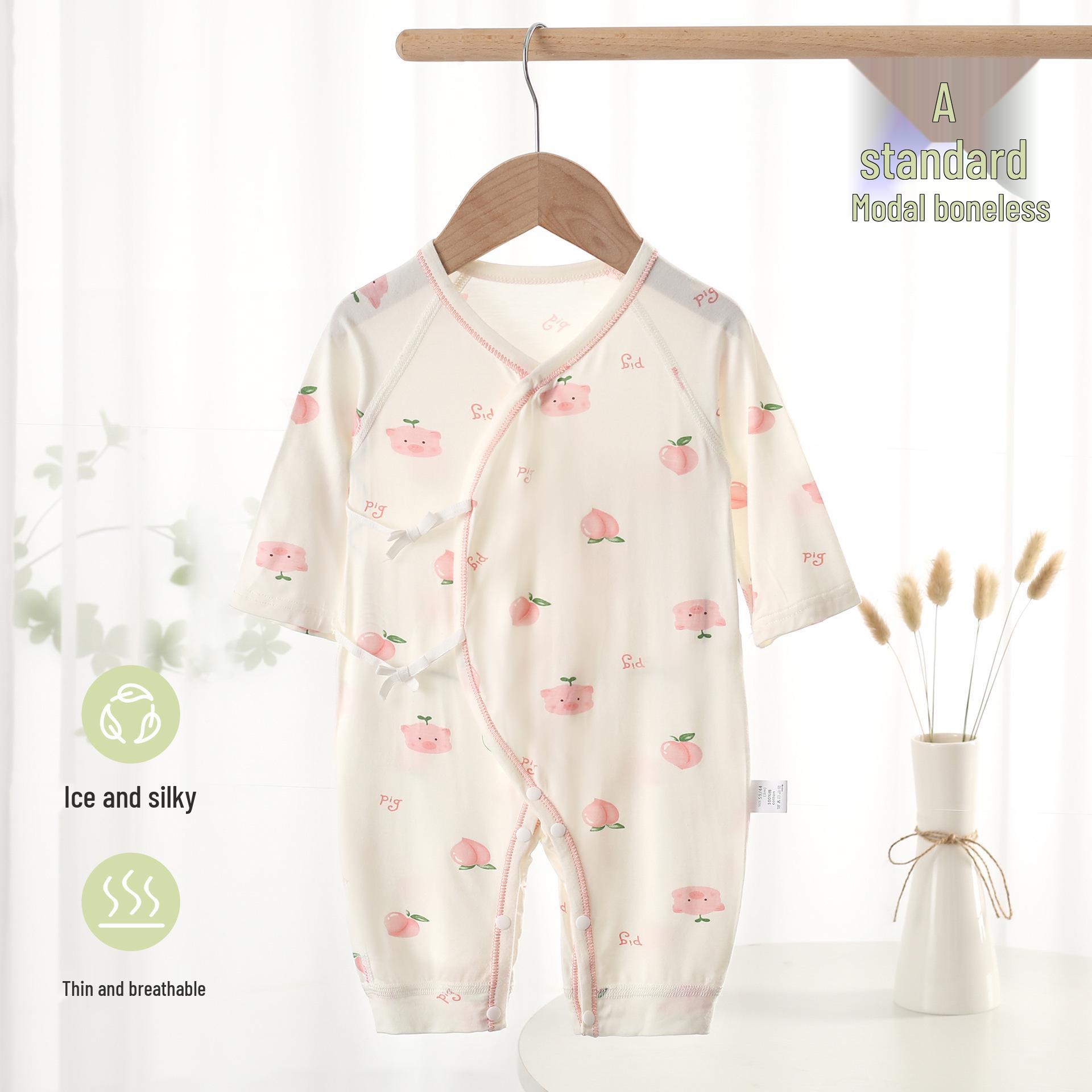Summer Class A Modal Newborn Long Sleeve Romper - Thin, Boneless Design for Boys & Girls 52 cm
Summer Class A Modal Newborn Long Sleeve Romper - Thin, Boneless Design for Boys & Girls 52 cm