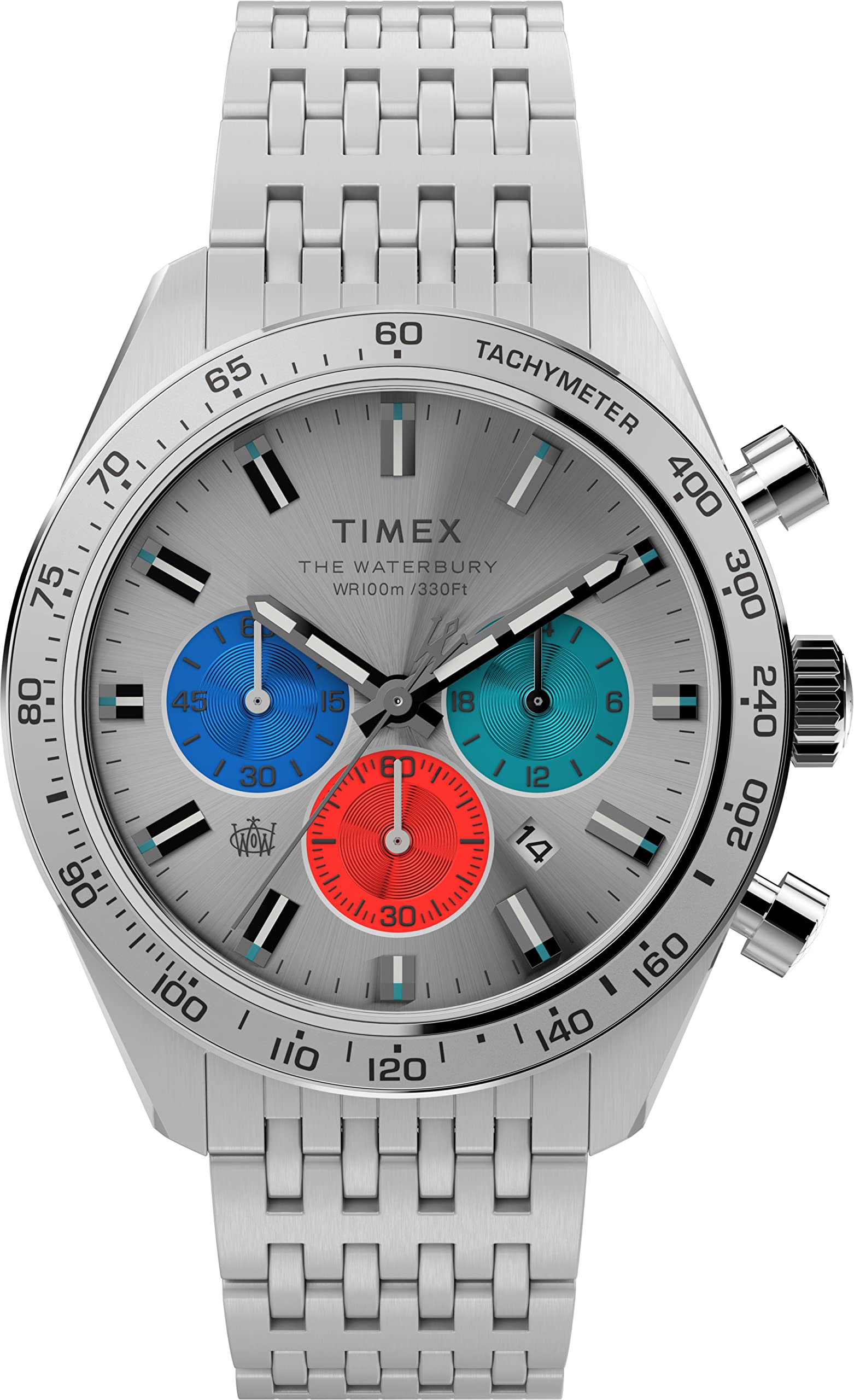 Timex Men s Waterbury Diver Automatic 40mm Watch, Stainless Steel/Silver Tone/Stainless Steel. , One Size, Traditional
Timex Men s Waterbury Diver Automatic 40mm Watch, Stainless Steel/Silver Tone/Stainless Steel. , One Size, Traditional