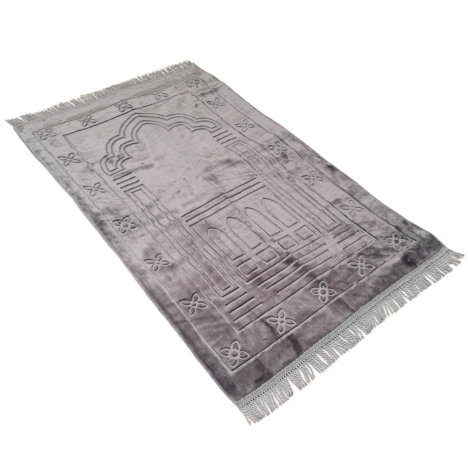 Prayer Rug Sajjadah Embroidery Islamic Muslim Tassel Tapestry Decoration Janamaz Eid Gift Super Soft Thin Prayer Mat 110x65cm 650MMx1100MM
Prayer Rug Sajjadah Embroidery Islamic Muslim Tassel Tapestry Decoration Janamaz Eid Gift Super Soft Thin Prayer Mat 110x65cm 650MMx1100MM