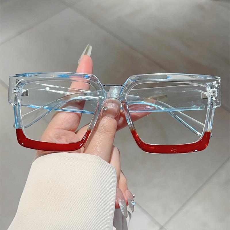 KAMMPT Vintage Square Glasses Women Fashion Oversized Blue Light Blocking Optical Frames Trendy Patchwork Rim Design Eyeglasses as picture shows синій
KAMMPT Vintage Square Glasses Women Fashion Oversized Blue Light Blocking Optical Frames Trendy Patchwork Rim Design Eyeglasses as picture shows синій