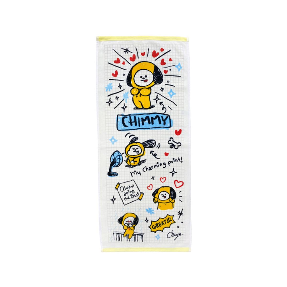 Полотенце для лица Marushin BT21 с цветным рисунком, хлопковое, антибактериальное, дезодорирующее 5785019300 Sketch_CHIMMY 100%
Полотенце для лица Marushin BT21 с цветным рисунком, хлопковое, антибактериальное, дезодорирующее 5785019300 Sketch_CHIMMY 100%