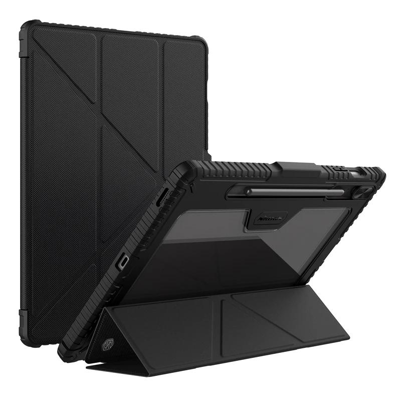 Nillkin For Samsung Galaxy Tab S10 Ultra Camera Slider Shockproof Hard PC+PU Leather Bumper Protective Shell чорний
Nillkin For Samsung Galaxy Tab S10 Ultra Camera Slider Shockproof Hard PC+PU Leather Bumper Protective Shell чорний