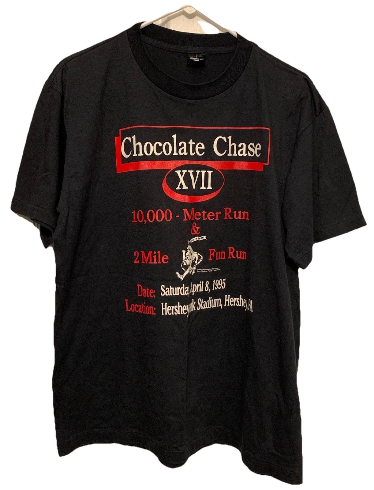 Винтажная футболка Chocolate Chase XVII 1995 г. L Парк Херши Киссы ПА Шоссейная гонка Бег 3XL
Винтажная футболка Chocolate Chase XVII 1995 г. L Парк Херши Киссы ПА Шоссейная гонка Бег 3XL