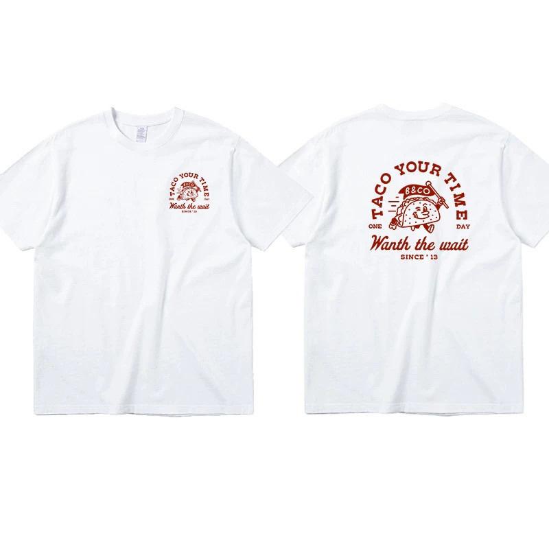 TACO YOUR TIME Vintage Casual Roundneck Shortsleeved Tshirt for Men New Style in American Retro Style M
TACO YOUR TIME Vintage Casual Roundneck Shortsleeved Tshirt for Men New Style in American Retro Style M