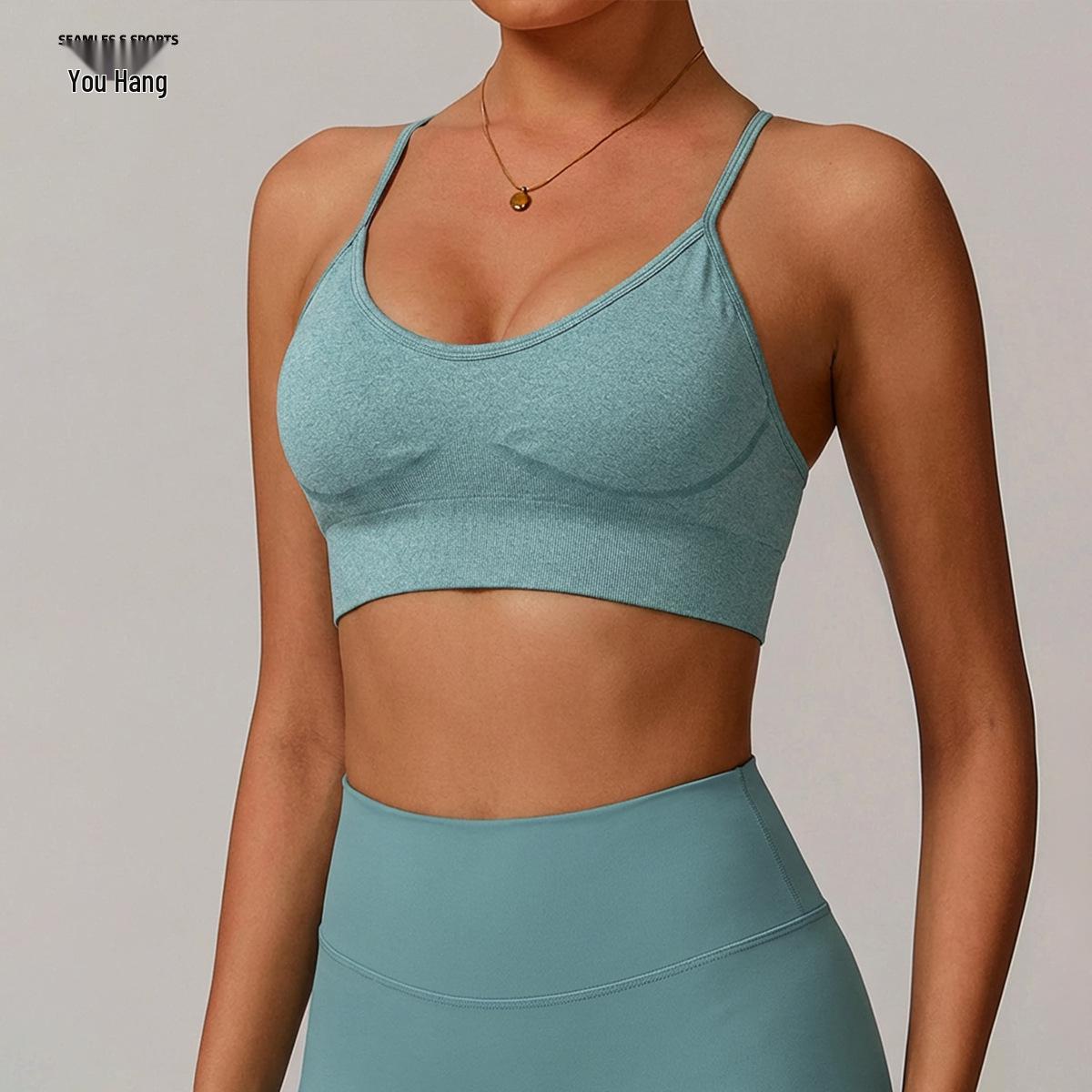 Breathable Quick-Dry Knitted Yoga Tank Top with Strappy Back & Built-in Bra Pads Large море синього кольору
Breathable Quick-Dry Knitted Yoga Tank Top with Strappy Back & Built-in Bra Pads Large море синього кольору