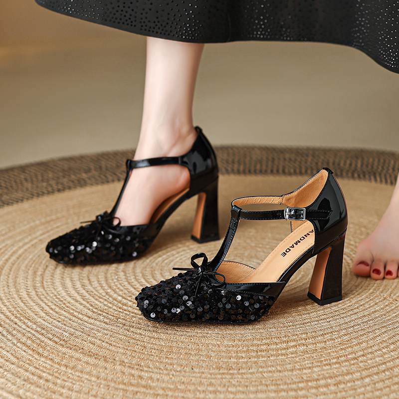 Krazing Pot Туфли из ткани с пайетками, квадратный носок, размер 41, высокие каблуки, блестящие, для вечеринки, свадебные туфли, осенние туфли-лодочки с бантом-бабочкой 41 чёрный
Krazing Pot Туфли из ткани с пайетками, квадратный носок, размер 41, высокие каблуки, блестящие, для вечеринки, свадебные туфли, осенние туфли-лодочки с бантом-бабочкой 41 чёрный