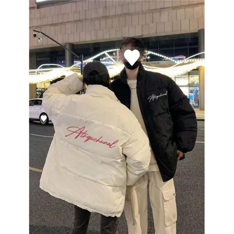 Retro American Stand Collar Cotton Puffer Jacket: Winter Korean Style for Couples. 2XL білий
Retro American Stand Collar Cotton Puffer Jacket: Winter Korean Style for Couples. 2XL білий