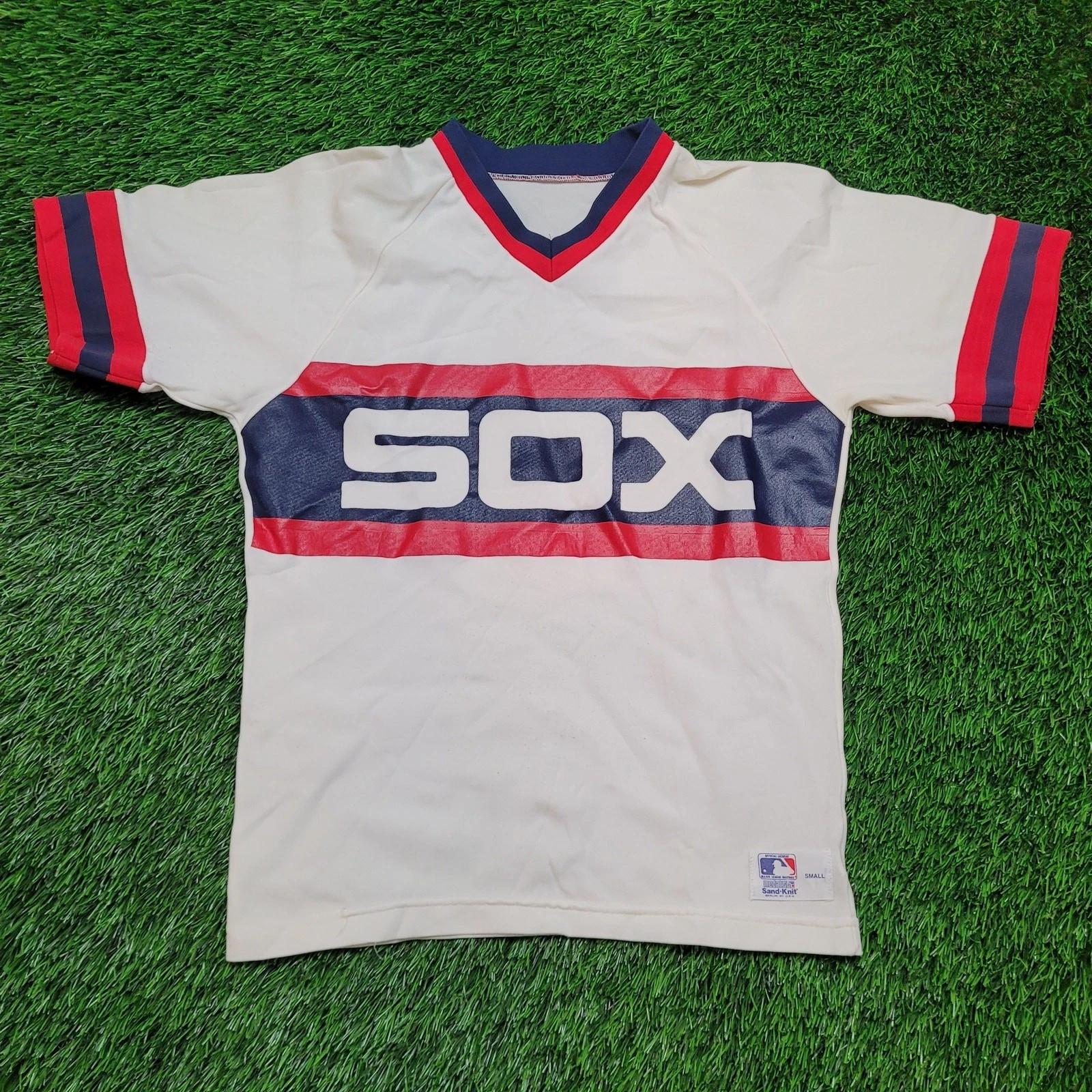 Винтажная майка Chicago White Sox 70-х годов Sand-Knit Мужская XS США Mad MLB Medalist L
Винтажная майка Chicago White Sox 70-х годов Sand-Knit Мужская XS США Mad MLB Medalist L