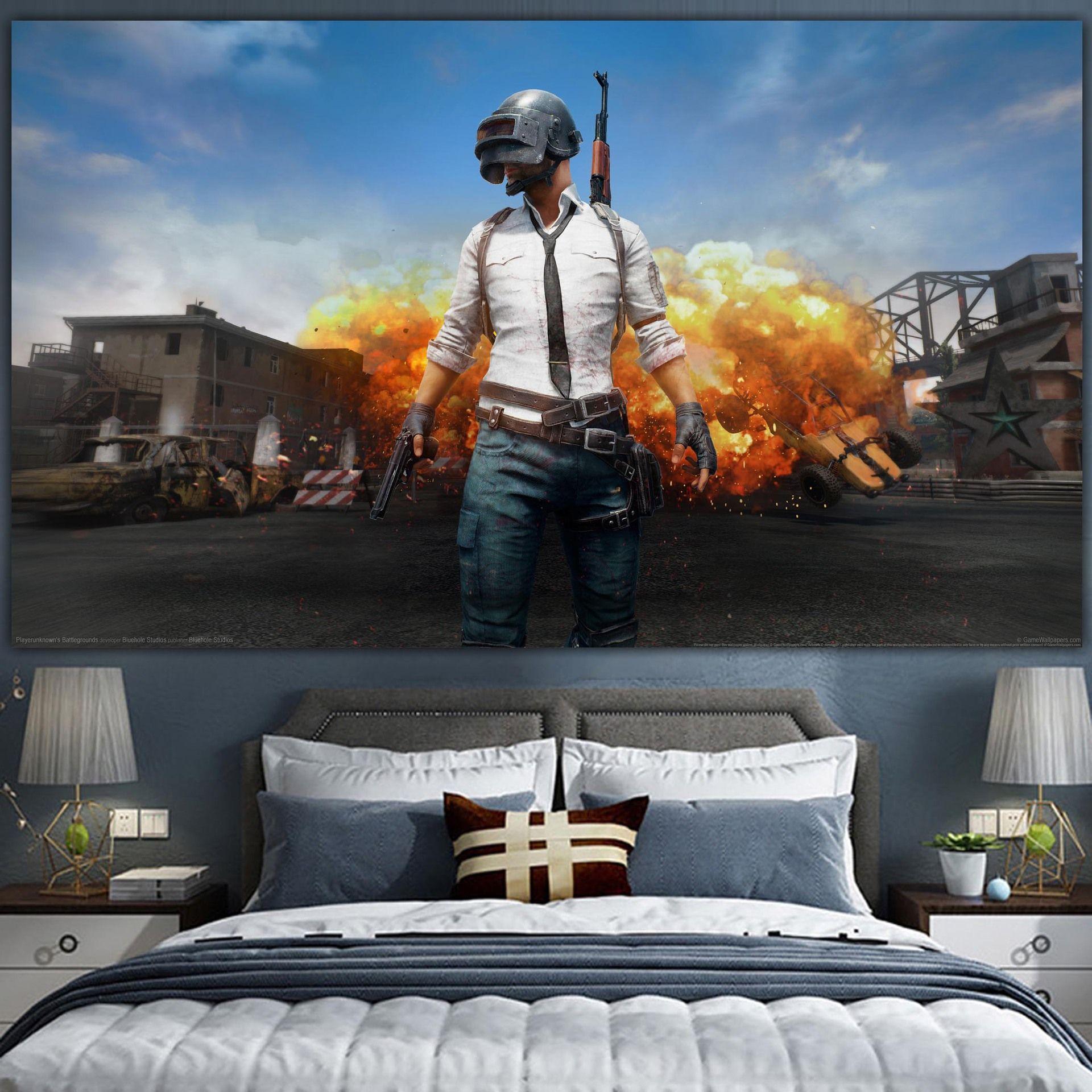 PUBG Tapestry PlayerUnknown s Battlegrounds game 75x100
PUBG Tapestry PlayerUnknown s Battlegrounds game 75x100