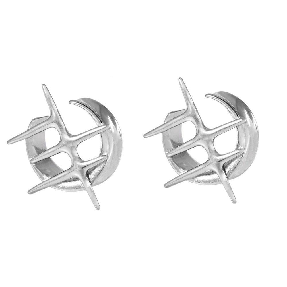 2Pcs Ear Expanders Ear Stretching U-Shape Cross Ear Plugs Fashion Ear Cuff Cartilage Piercing 8mm срібний
2Pcs Ear Expanders Ear Stretching U-Shape Cross Ear Plugs Fashion Ear Cuff Cartilage Piercing 8mm срібний