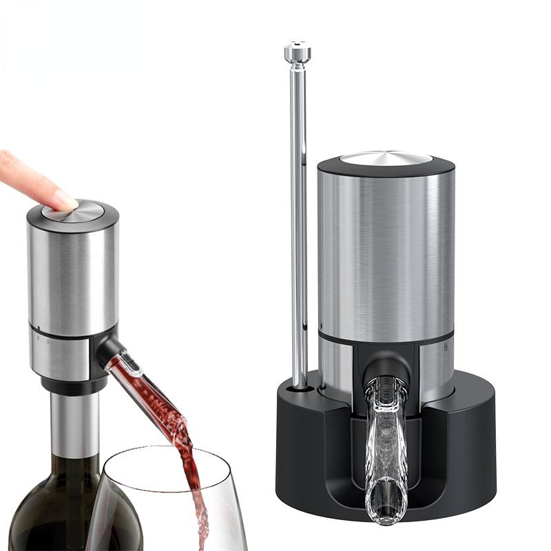 Uareliffe Electric Wine Decanter Dispenser With Base Quick Sobering Automatic Wine Decanter Aerator Pourer For Bar Party Kitchen
Uareliffe Electric Wine Decanter Dispenser With Base Quick Sobering Automatic Wine Decanter Aerator Pourer For Bar Party Kitchen
