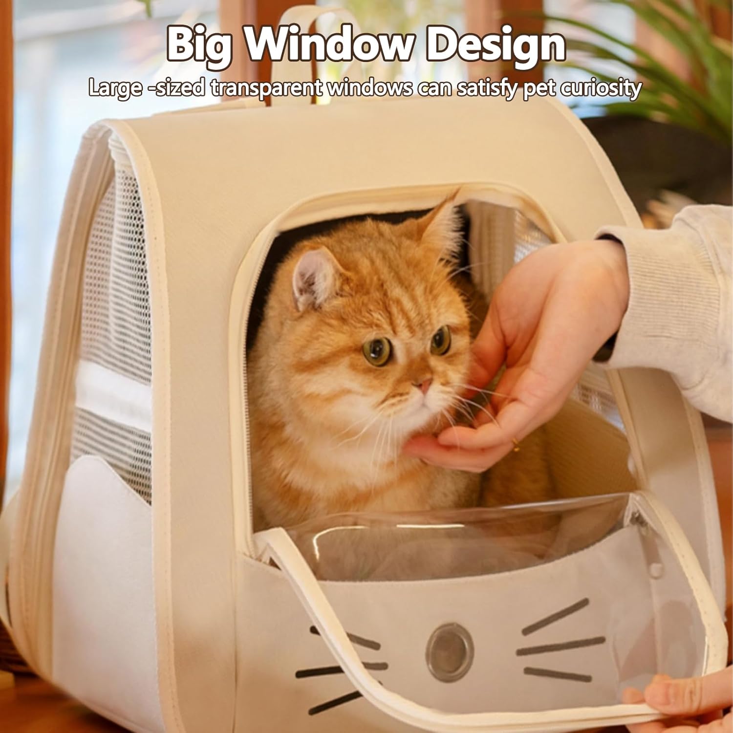 Cat Backpack Carrier Dog Carrier Backpack for Hiking Travelling Camping Portable Pet Backpack for Small Animals Puppies слонова кістка
Cat Backpack Carrier Dog Carrier Backpack for Hiking Travelling Camping Portable Pet Backpack for Small Animals Puppies слонова кістка