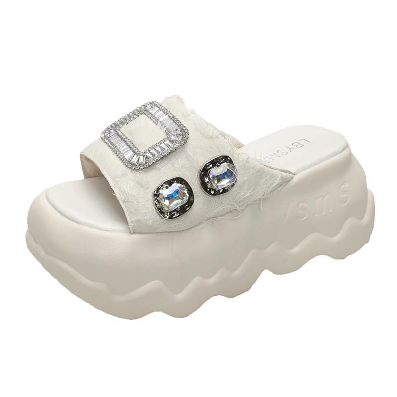 Модные 8-сантиметровые платформенные балетки с открытым носком, женские сандалии, кожаные шлепанцы, богемные блестящие хрустальные платформенные туфли-клинья, слипоны, вьетнамки, модные 35 бежевый
Модные 8-сантиметровые платформенные балетки с открытым носком, женские сандалии, кожаные шлепанцы, богемные блестящие хрустальные платформенные туфли-клинья, слипоны, вьетнамки, модные 35 бежевый