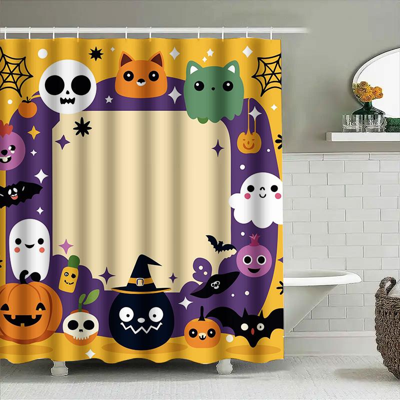 Tuniu Cute Halloween Shower Curtain For Kids Baby Girls Room Decoration Scary Ghost Pumpkin Bat Design W60H190(CM)-1 Pcs
Tuniu Cute Halloween Shower Curtain For Kids Baby Girls Room Decoration Scary Ghost Pumpkin Bat Design W60H190(CM)-1 Pcs