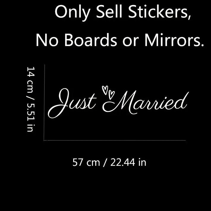 English Wedding Stickers Self-adhesive Removable Vinyl Car Stickers Flower Direct Sales 57X14cm білий
English Wedding Stickers Self-adhesive Removable Vinyl Car Stickers Flower Direct Sales 57X14cm білий