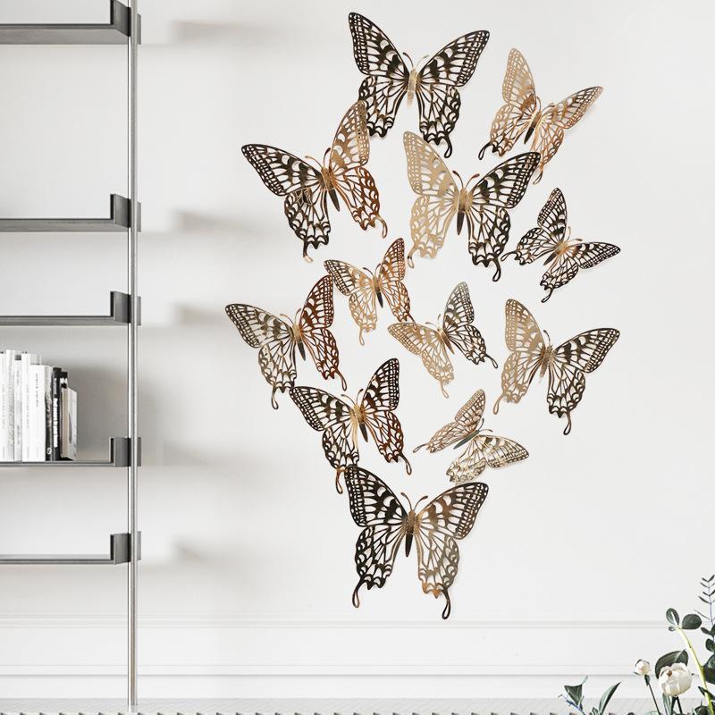 12 Pieces 3D Hollow Butterfly Wall Sticker Bedroom Living Room Home Decoration Paper Butterfly
12 Pieces 3D Hollow Butterfly Wall Sticker Bedroom Living Room Home Decoration Paper Butterfly