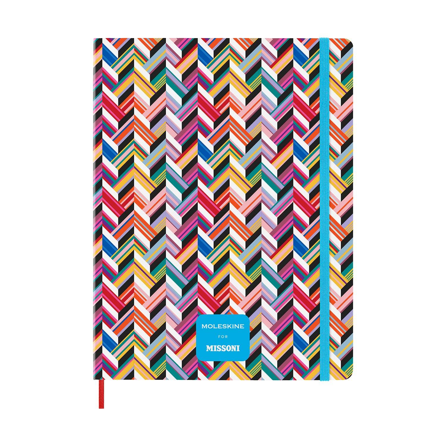 Moleskine Блокнот Missoni Limited Edition Блокнот в твердой обложке Большой формат в линейку Зигзаг SKQP090MISSZZ
Moleskine Блокнот Missoni Limited Edition Блокнот в твердой обложке Большой формат в линейку Зигзаг SKQP090MISSZZ