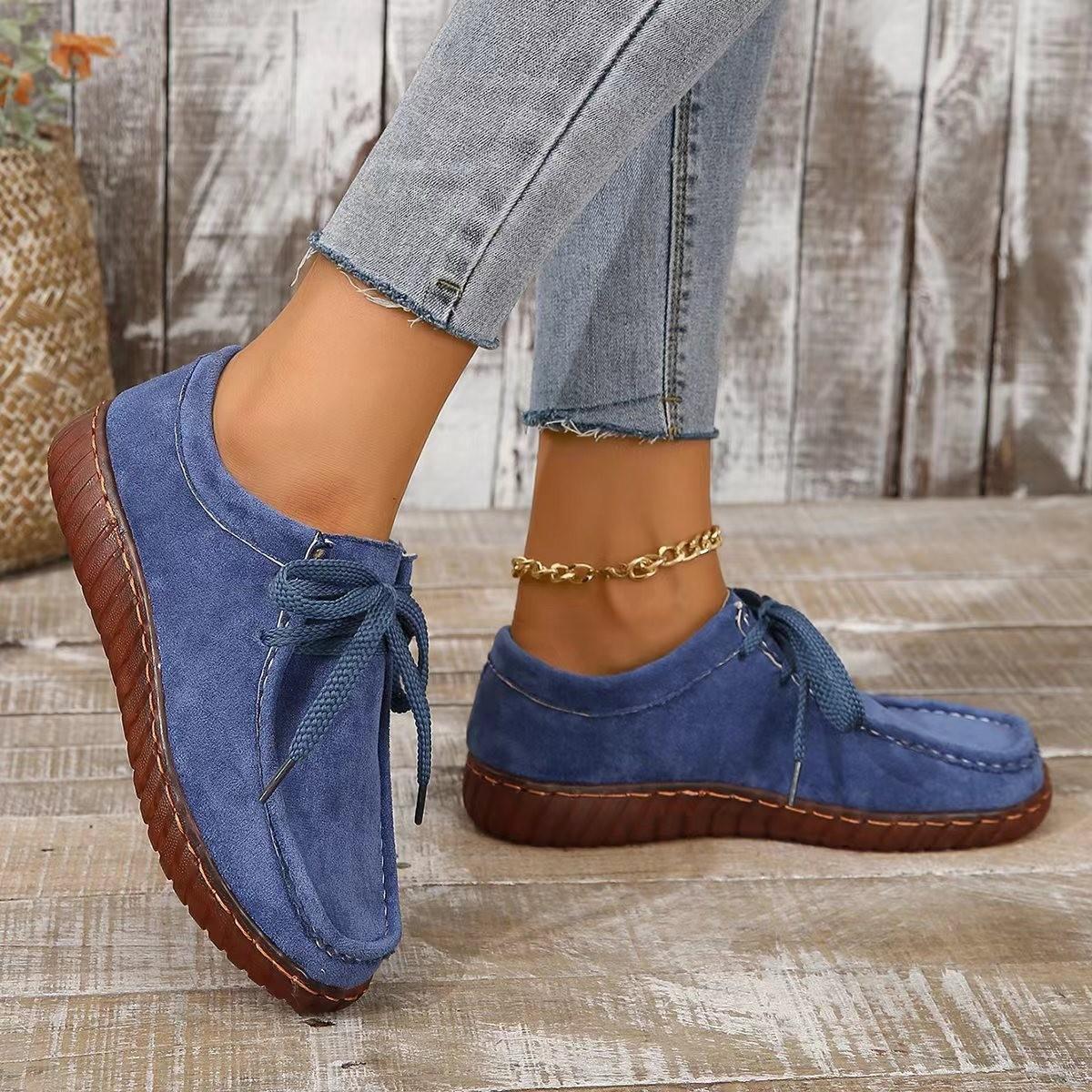 Женская обувь на плоской подошве, мягкие мокасины на платформе, осенний новый дизайн, замшевые повседневные туфли для ходьбы, женская трендовая обувь для бега и походов на шнуровке 36 синий
Женская обувь на плоской подошве, мягкие мокасины на платформе, осенний новый дизайн, замшевые повседневные туфли для ходьбы, женская трендовая обувь для бега и походов на шнуровке 36 синий
