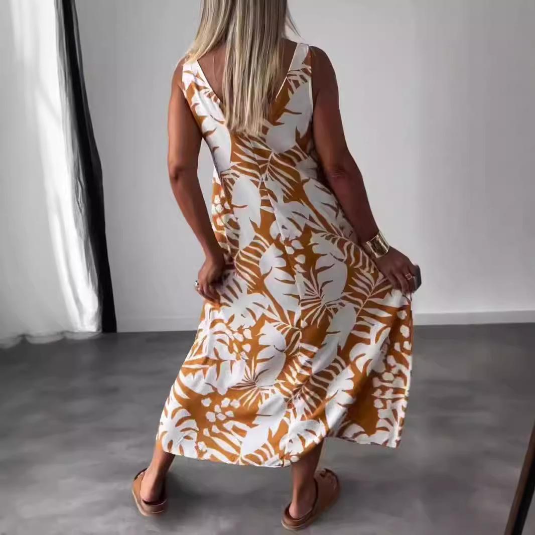 Women s Fashion Summer Spring Sleevelesse O-Neck Loose Waistline Casual Dresses L помаранчевий
Women s Fashion Summer Spring Sleevelesse O-Neck Loose Waistline Casual Dresses L помаранчевий