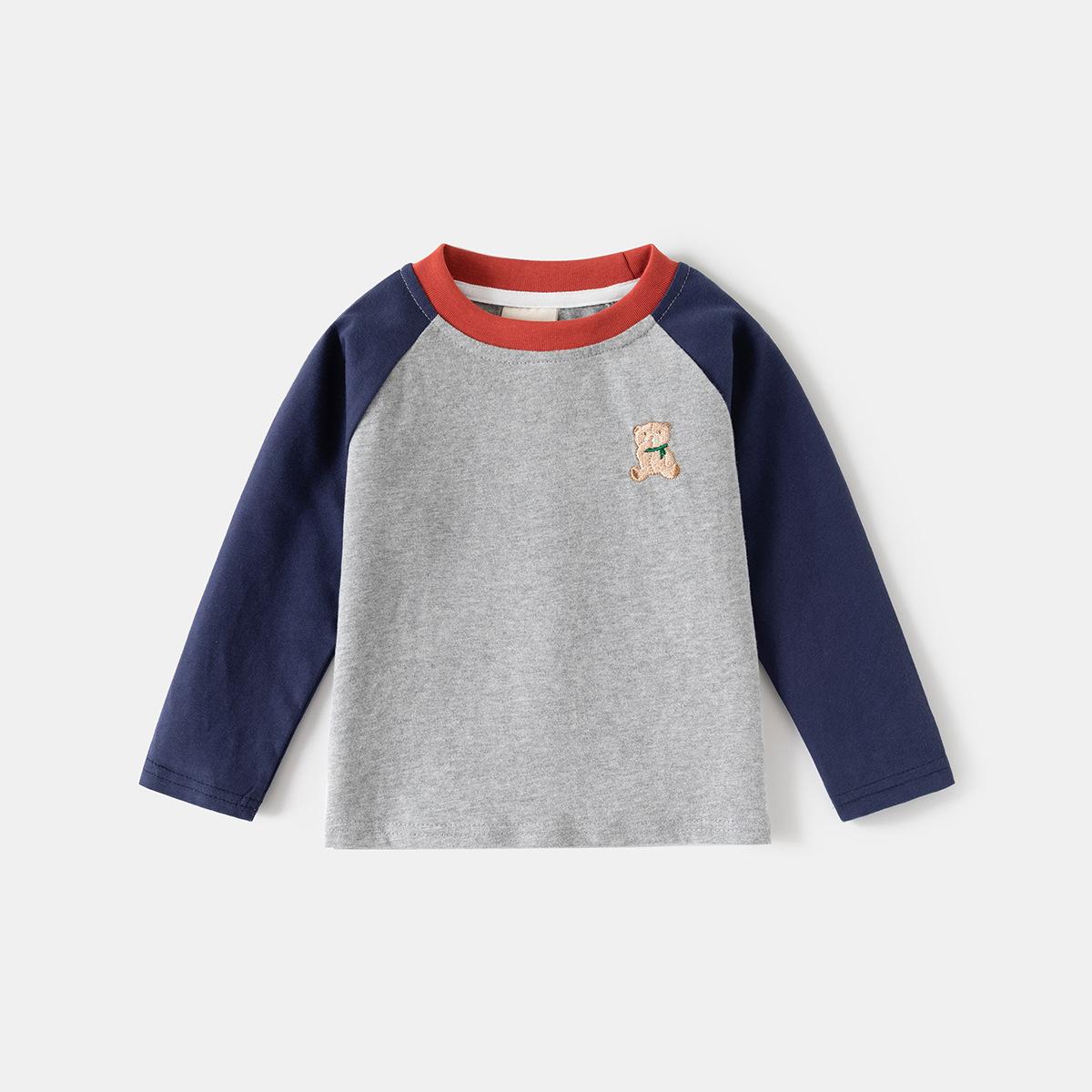 Boys color matching long-sleeved t-shirt spring children s bottoming shirt children s clothing children s baby 2026 new top trend 130cm
Boys color matching long-sleeved t-shirt spring children s bottoming shirt children s clothing children s baby 2026 new top trend 130cm
