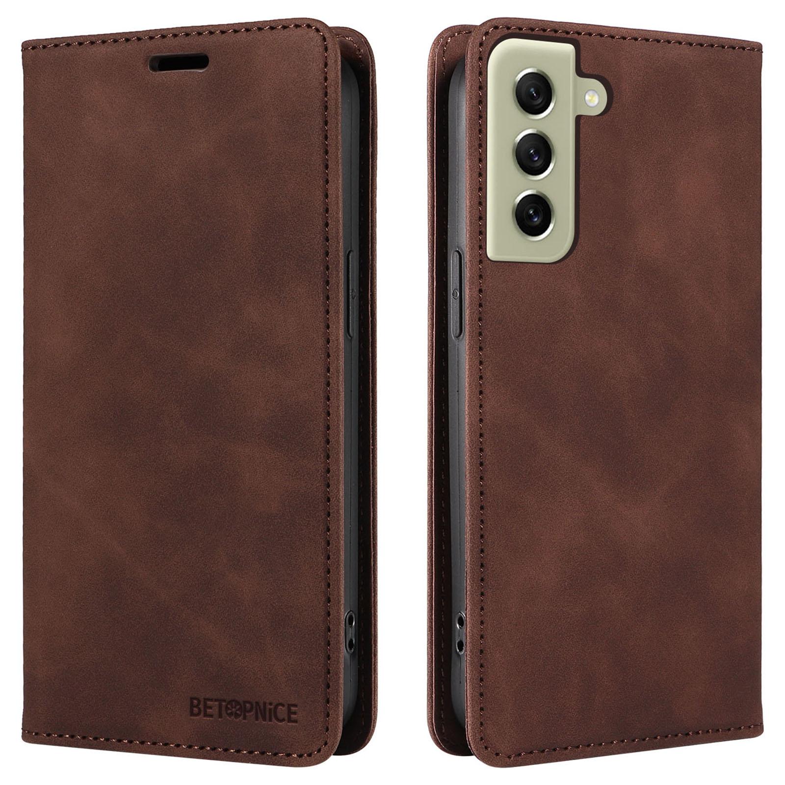 BETOPNICE 003 For Samsung Galaxy S21 4G/S21 5G RFID Blocking Wallet Stand Cover PU Leather Phone Case Brown
BETOPNICE 003 For Samsung Galaxy S21 4G/S21 5G RFID Blocking Wallet Stand Cover PU Leather Phone Case Brown