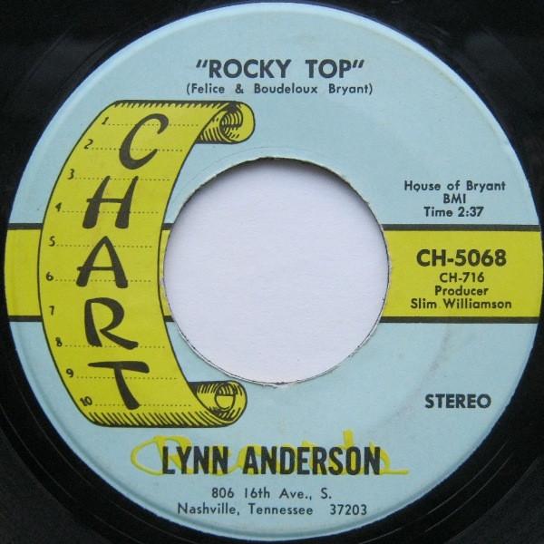 7inch Record LYNN ANDERSON - Rocky Top / Take Me Home CH5068 Chart Records 1970 US Folk Used
7inch Record LYNN ANDERSON - Rocky Top / Take Me Home CH5068 Chart Records 1970 US Folk Used