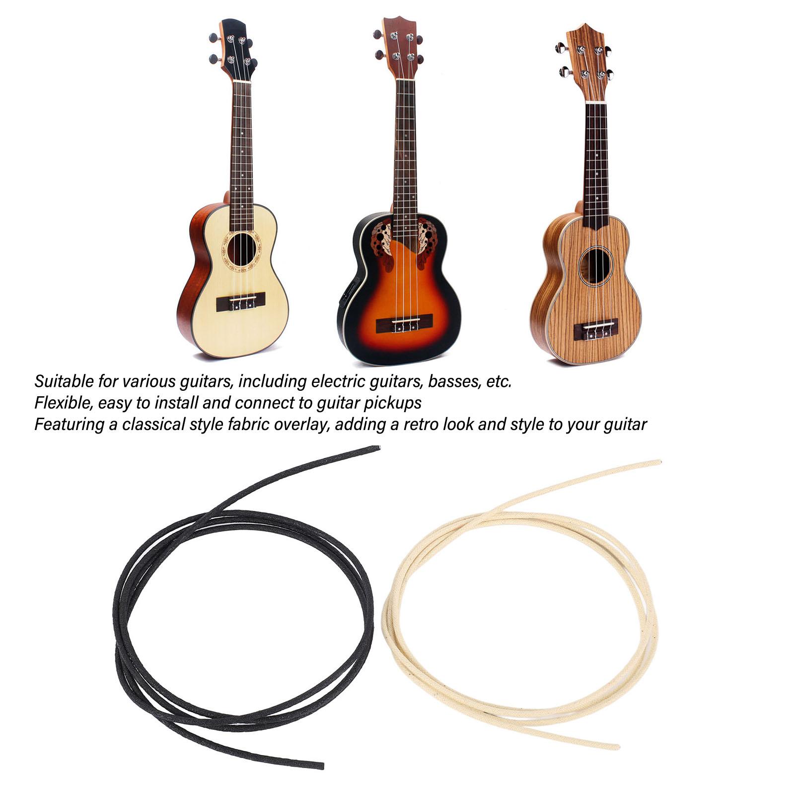 2 Pcs Guitar Pickup Wire Insulation Protection Reduce Noise Single Core Copper Cable for Electric Guitars
2 Pcs Guitar Pickup Wire Insulation Protection Reduce Noise Single Core Copper Cable for Electric Guitars