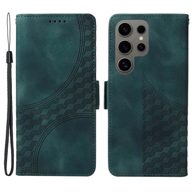 For Samsung Galaxy S24 Ultra Case Rhombus Starry PU Leather Wallet Phone Cover - Green
For Samsung Galaxy S24 Ultra Case Rhombus Starry PU Leather Wallet Phone Cover - Green