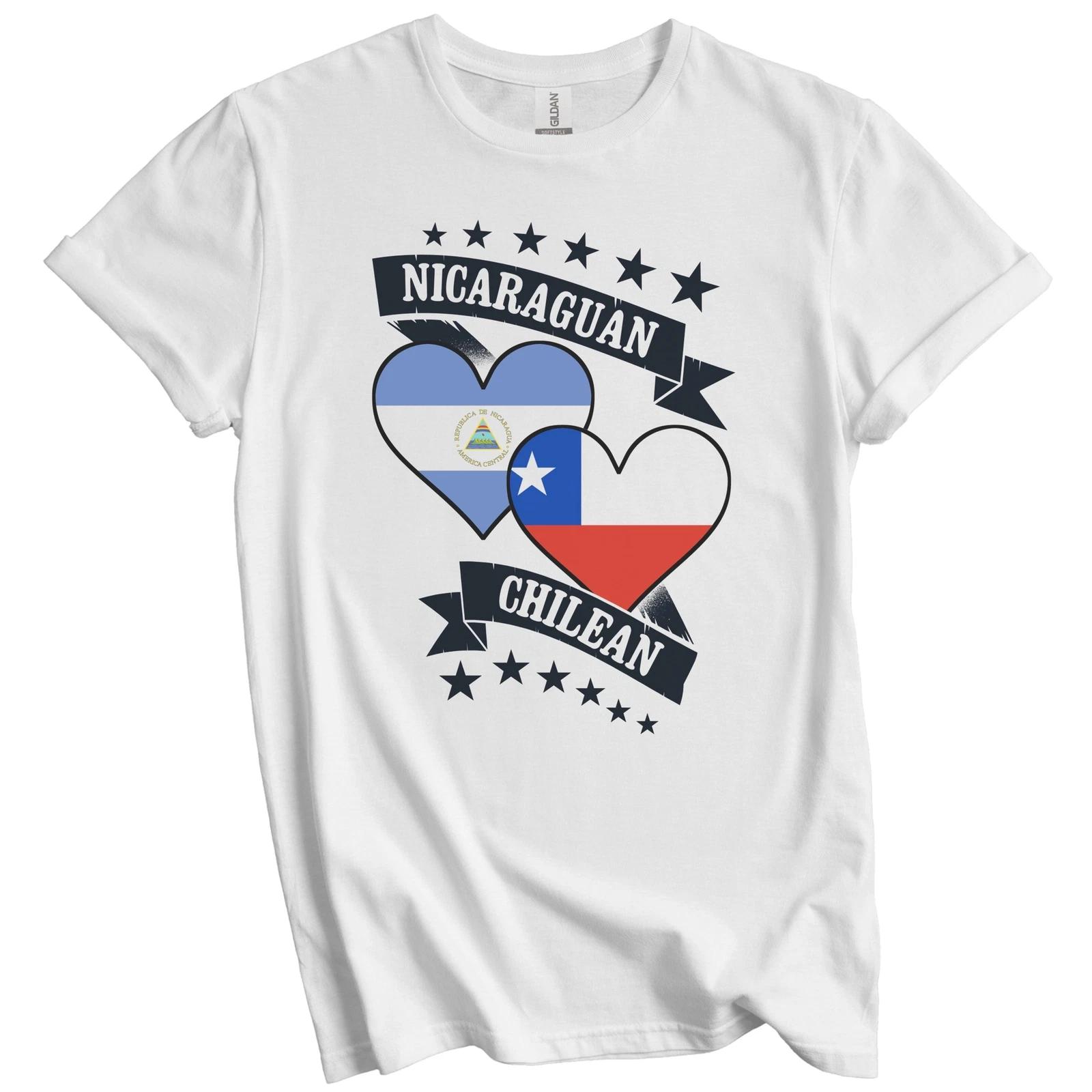 Nicaraguan Chilean Heart Flags Nicaragua Chile T-Shirt 2XL
Nicaraguan Chilean Heart Flags Nicaragua Chile T-Shirt 2XL
