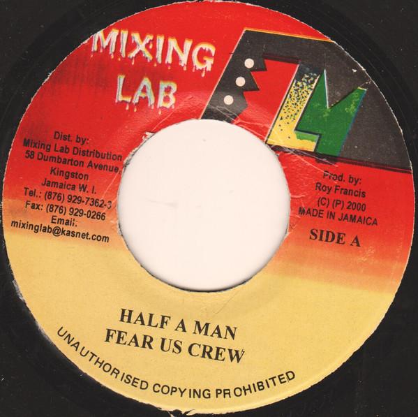 7inch Record FEAR US CREW - Half A Man NONE Mixing Lab 2000 Jamaica Reggae, Ska & Dub Used
7inch Record FEAR US CREW - Half A Man NONE Mixing Lab 2000 Jamaica Reggae, Ska & Dub Used