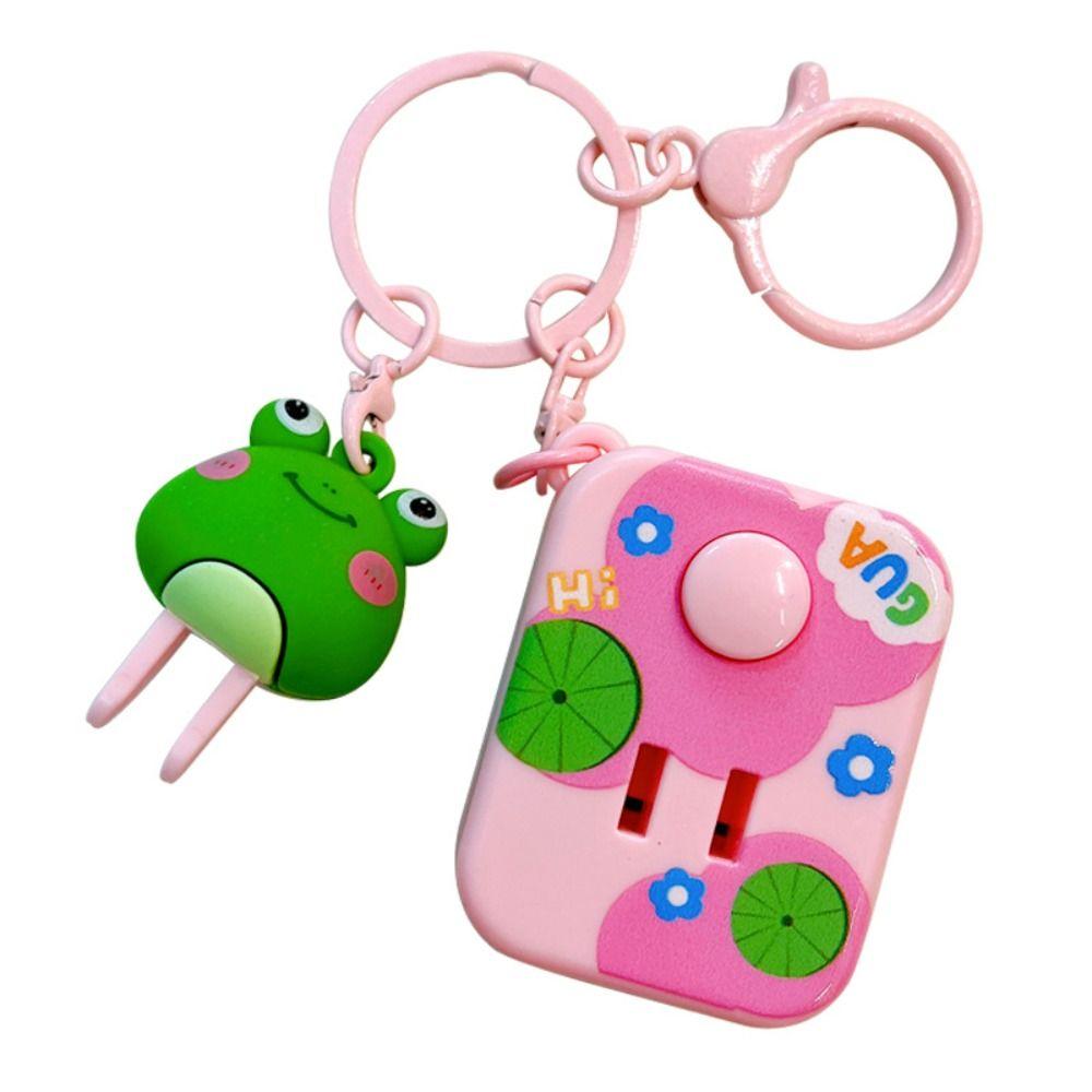 Electronic Frog Sound Keychain Singing Cat Couple Key Ring Frog Socket Toy Keychain Bestie Gift
Electronic Frog Sound Keychain Singing Cat Couple Key Ring Frog Socket Toy Keychain Bestie Gift