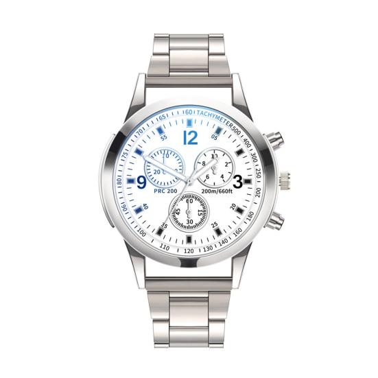 Men Dress Watch Analog Quartz Watch with Three Sub-Dials Stainless Steel Wristwatch for Husband Boyfriend Father Business Date Size#A
Men Dress Watch Analog Quartz Watch with Three Sub-Dials Stainless Steel Wristwatch for Husband Boyfriend Father Business Date Size#A
