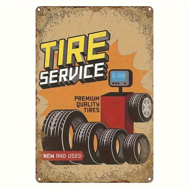 Vintage Metal Tire Service Sign Tire Service Garage Decor for Automotive Enthusiasts Premium Quality Tires Advertisement aluminum 20x30cm
Vintage Metal Tire Service Sign Tire Service Garage Decor for Automotive Enthusiasts Premium Quality Tires Advertisement aluminum 20x30cm