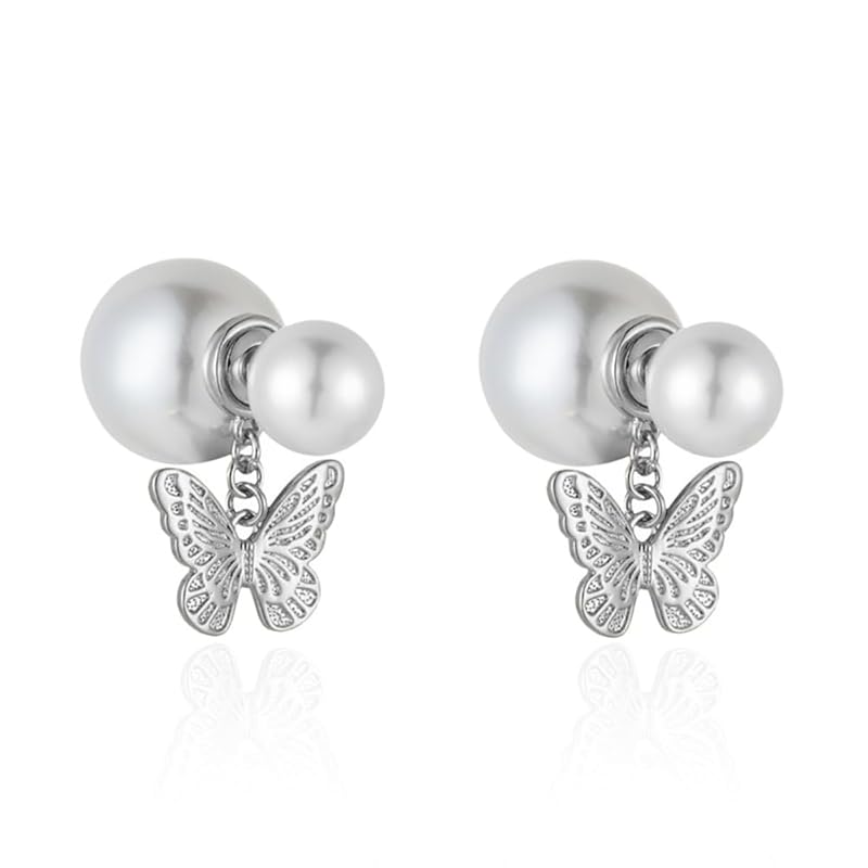 TALONIA ladies pearl butterfly earrings earrings silver 925 sway butterfly popularity Compatible with metal allergies small mini Leave it on both ears
TALONIA ladies pearl butterfly earrings earrings silver 925 sway butterfly popularity Compatible with metal allergies small mini Leave it on both ears